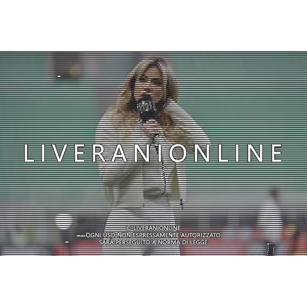 Diletta Leotta giornalista di DAZN Milan vs Inter Campionato Serie A TIM - 23a giornata Milano 21-02-2021 Stadio Giuseppe Meazza - San Siro foto Roberto Garavaglia/ag. Aldo Liverani sas