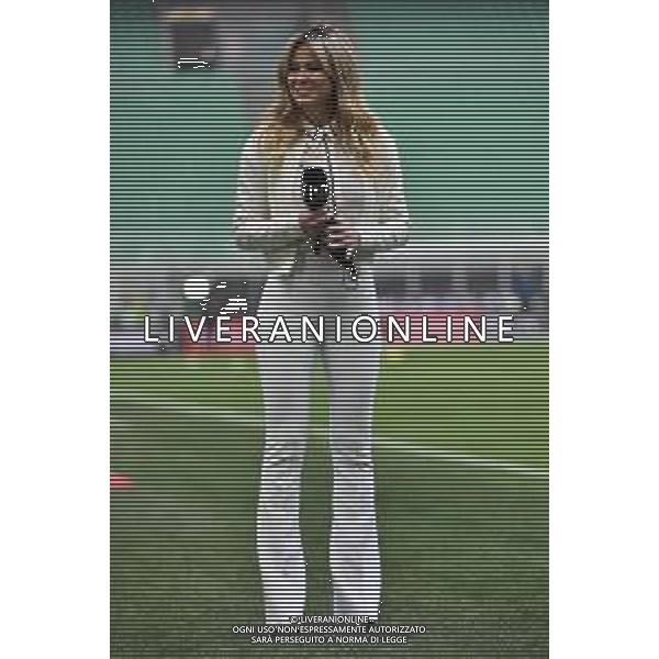 Diletta Leotta giornalista di DAZN Milan vs Inter Campionato Serie A TIM - 23a giornata Milano 21-02-2021 Stadio Giuseppe Meazza - San Siro foto Roberto Garavaglia/ag. Aldo Liverani sas