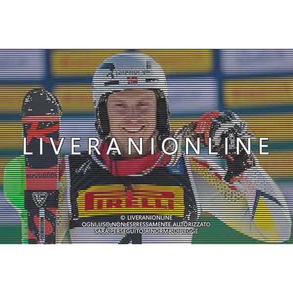 Luca Tedeschi/LM - 2021 FIS Alpine World SKI Championships - Slalom - Men - alpine ski race 21 February 2021 - Druscie, cortina (bl), Italy Photo showing: Henrik KRISTOFFERSEN (NOR) bronze medal @LM/Luca Tedeschi AG ALDO LIVERANI SAS