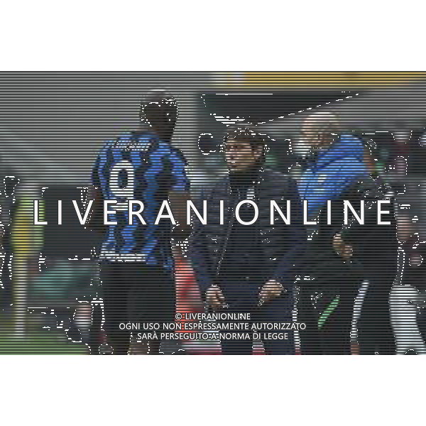 Romelu Lukaku (Inter) e Antonio Conte allenatore Inter Milan vs Inter Campionato Serie A TIM - 23a giornata Milano 21-02-2021 Stadio Giuseppe Meazza - San Siro foto Roberto Garavaglia/ag. Aldo Liverani sas /AGENZIA ALDO LIVERANI SAS