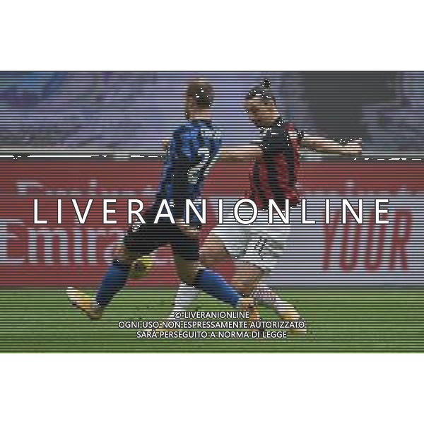 Zlatan Ibrahimovic (Milan) e Christian Eriksen Milan vs Inter Campionato Serie A TIM - 23a giornata Milano 21-02-2021 Stadio Giuseppe Meazza - San Siro foto Roberto Garavaglia/ag. Aldo Liverani sas /AGENZIA ALDO LIVERANI SAS