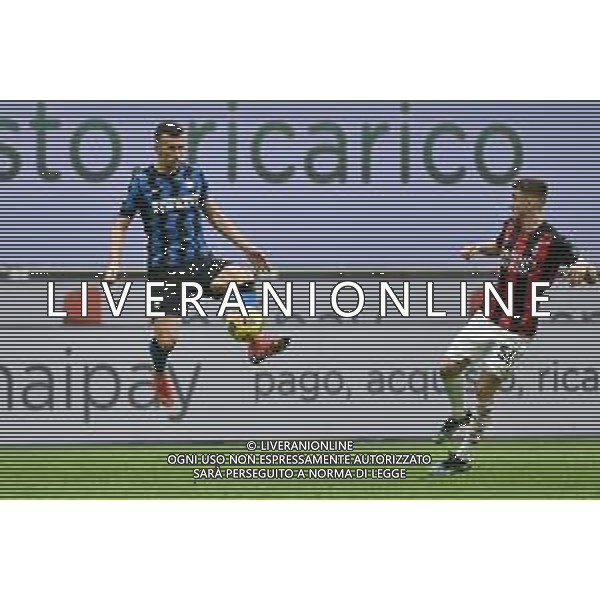 Ivan Perisic (Inter) e Alexis Saelemaekers Milan vs Inter Campionato Serie A TIM - 23a giornata Milano 21-02-2021 Stadio Giuseppe Meazza - San Siro foto Roberto Garavaglia/ag. Aldo Liverani sas /AGENZIA ALDO LIVERANI SAS
