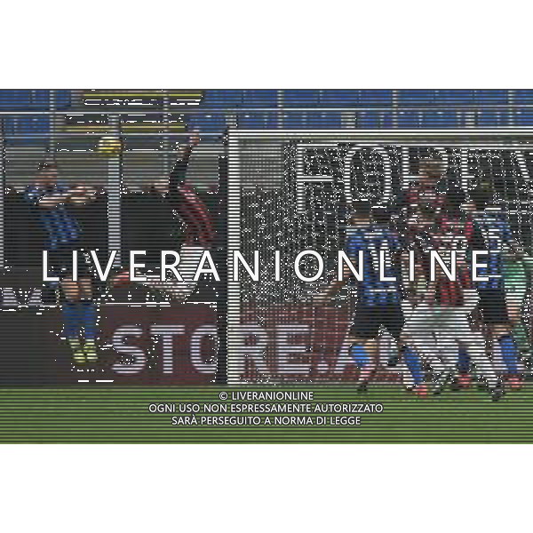 Milan Skriniar (Inter) vicino al gol del 2 a 0 (occasione da gol) Milan vs Inter Campionato Serie A TIM - 23a giornata Milano 21-02-2021 Stadio Giuseppe Meazza - San Siro foto Roberto Garavaglia/ag. Aldo Liverani sas /AGENZIA ALDO LIVERANI SAS