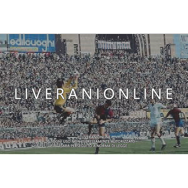 MILAN CALCIO - RETROSPETTIVA ENRICO ALBERTOSI CALCIATORE DI RUOLO PORTIERE IN PARATA AGENZIA ALDO LIVERANI SAS