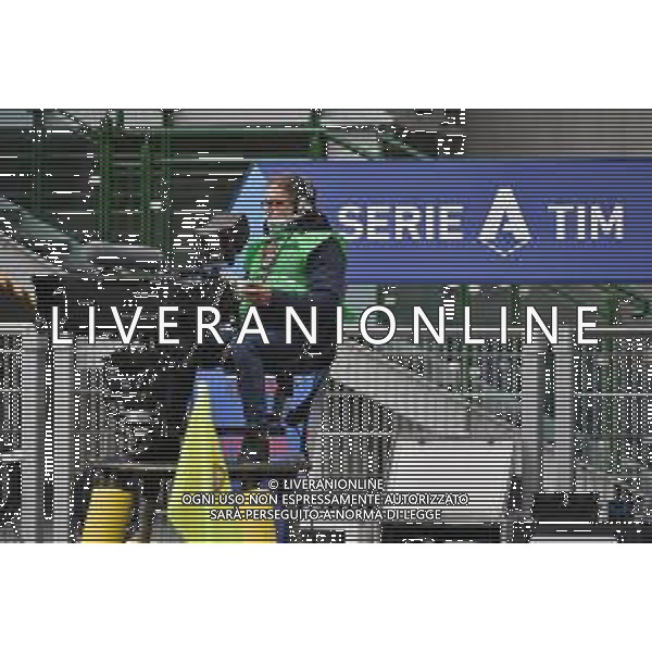 riprese TV diritti televisi partite del campionato di calcio di Serie A Milan vs Inter Campionato Serie A TIM - 23a giornata Milano 21-02-2021 Stadio Giuseppe Meazza - San Siro foto Roberto Garavaglia/ag. Aldo Liverani sas