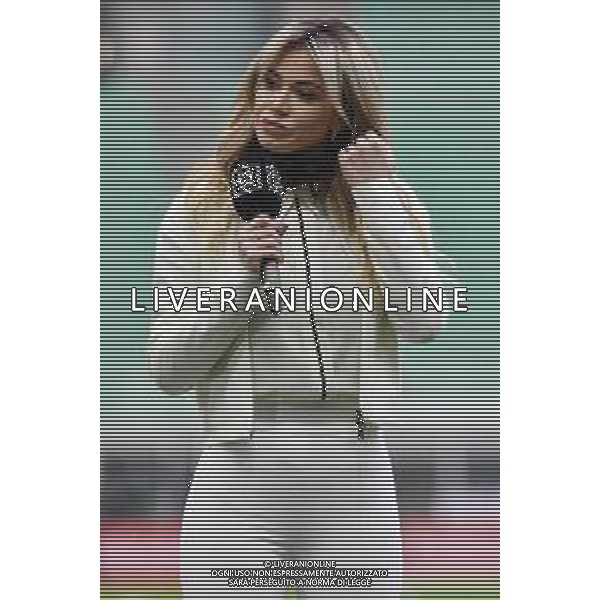 Diletta Leotta giornalista di DAZN Milan vs Inter Campionato Serie A TIM - 23a giornata Milano 21-02-2021 Stadio Giuseppe Meazza - San Siro foto Roberto Garavaglia/ag. Aldo Liverani sas