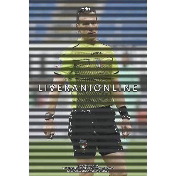l’arbitro Daniele Doveri di Roma Milan vs Inter Campionato Serie A TIM - 23a giornata Milano 21-02-2021 Stadio Giuseppe Meazza - San Siro foto Roberto Garavaglia/ag. Aldo Liverani sas