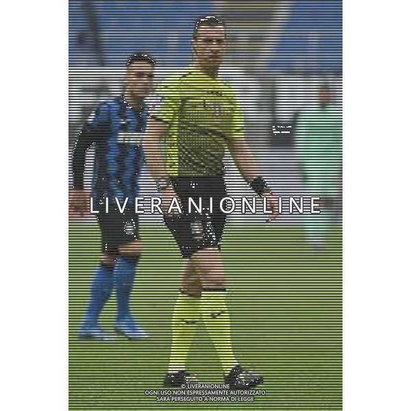 l’arbitro Daniele Doveri di Roma Milan vs Inter Campionato Serie A TIM - 23a giornata Milano 21-02-2021 Stadio Giuseppe Meazza - San Siro foto Roberto Garavaglia/ag. Aldo Liverani sas