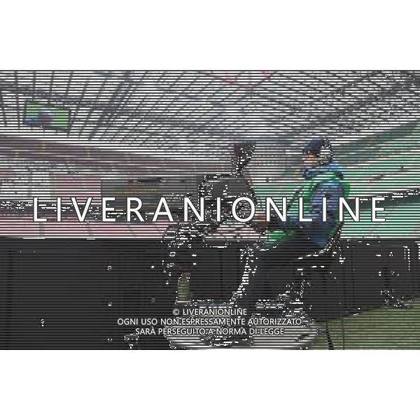 riprese TV diritti televisi partite del campionato di calcio di Serie A Milan vs Inter Campionato Serie A TIM - 23a giornata Milano 21-02-2021 Stadio Giuseppe Meazza - San Siro foto Roberto Garavaglia/ag. Aldo Liverani sas