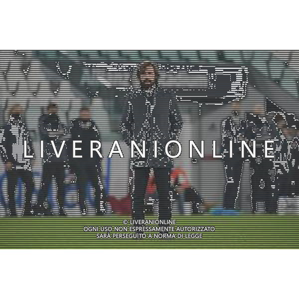 ©Alessandro Falzone/Agenzia Aldo Liverani Torino 22.02.2021 Stadio Allianz Stadium Juventus vs Crotone Serie A Tim 2020-2021 Nella foto : ANDREA PIRLO ©FALZONE/AGENZIA ALDO LIVERANI SAS