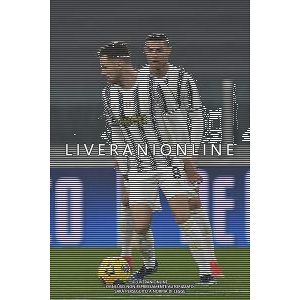 ©Alessandro Falzone/Agenzia Aldo Liverani Torino 22.02.2021 Stadio Allianz Stadium Juventus vs Crotone Serie A Tim 2020-2021 Nella foto : AARON RAMSEY-CRISTIANO RONALDO ©FALZONE/AGENZIA ALDO LIVERANI SAS