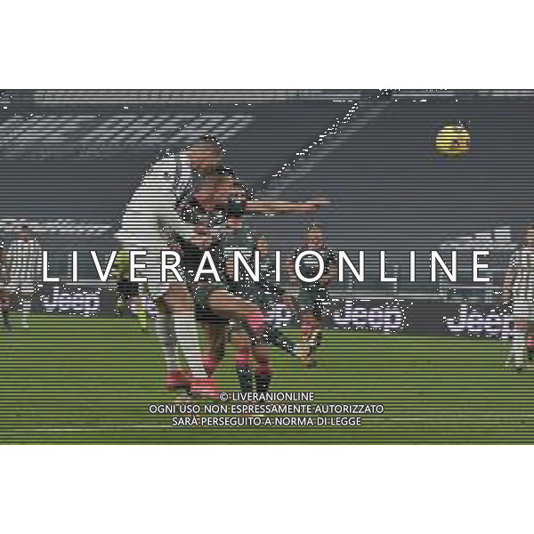 ©Alessandro Falzone/Agenzia Aldo Liverani Torino 22.02.2021 Stadio Allianz Stadium Juventus vs Crotone Serie A Tim 2020-2021 Nella foto : GOL DI TESTA DI CRISTIANO RONALDO ©FALZONE/AGENZIA ALDO LIVERANI SAS