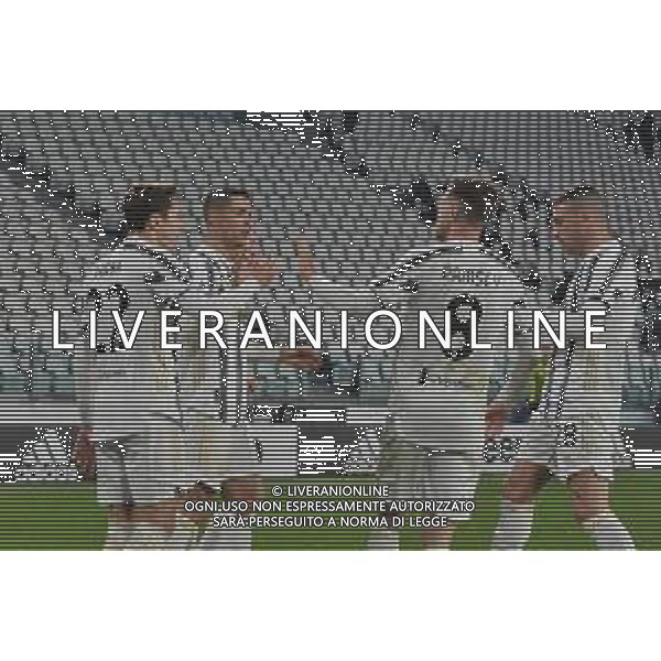 ©Alessandro Falzone/Agenzia Aldo Liverani Torino 22.02.2021 Stadio Allianz Stadium Juventus vs Crotone Serie A Tim 2020-2021 Nella foto : ESULTANZA GOL DI CRISTIANO RONALDO ©FALZONE/AGENZIA ALDO LIVERANI SAS
