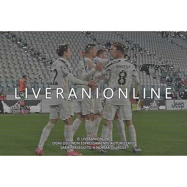 ©Alessandro Falzone/Agenzia Aldo Liverani Torino 22.02.2021 Stadio Allianz Stadium Juventus vs Crotone Serie A Tim 2020-2021 Nella foto : ESULTANZA GOL DI CRISTIANO RONALDO ©FALZONE/AGENZIA ALDO LIVERANI SAS
