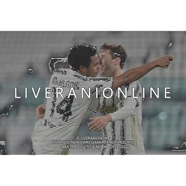 ©Alessandro Falzone/Agenzia Aldo Liverani Torino 22.02.2021 Stadio Allianz Stadium Juventus vs Crotone Serie A Tim 2020-2021 Nella foto :ESULTANZA GOL DI WESTON MCKENNIE ©FALZONE/AGENZIA ALDO LIVERANI SAS