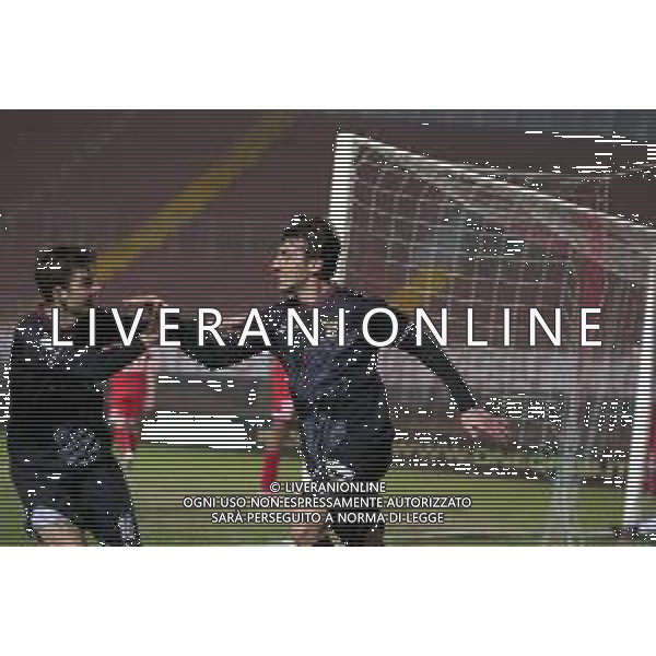 MANTOVA - FANO CAMPIONATO CALCIO SERIE C LEGA PRO 21.02.2021 NELLA FOTO ESULTANZA DOPO IL GOL DI VINCENZO FERRARA ©SANTANDREA/AGENZIA ALDO LIVERANI SAS