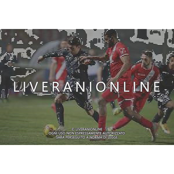 MANTOVA - FANO CAMPIONATO CALCIO SERIE C LEGA PRO 21.02.2021 NELLA FOTO FERRARA VINCENZO E Rayyan BANIYA ©SANTANDREA/AGENZIA ALDO LIVERANI SAS