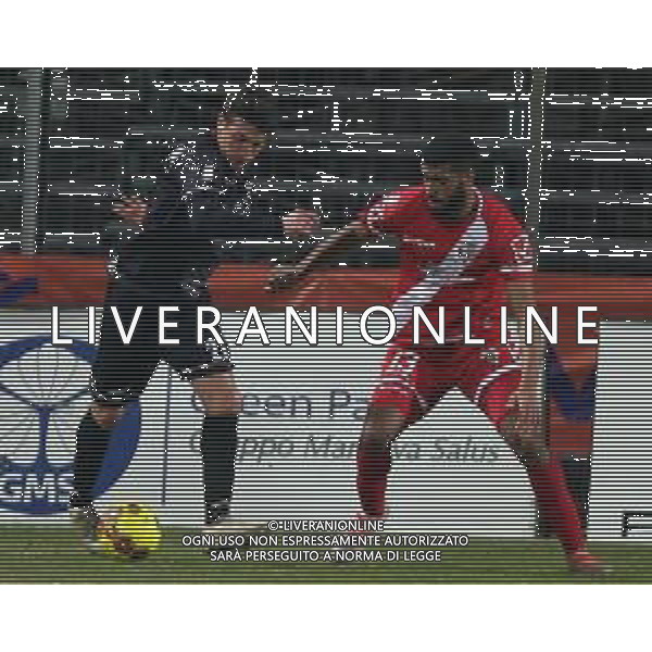 MANTOVA - FANO CAMPIONATO CALCIO SERIE C LEGA PRO 21.02.2021 NELLA FOTO FERRARA VINCENZO E Rayyan BANIYA ©SANTANDREA/AGENZIA ALDO LIVERANI SAS