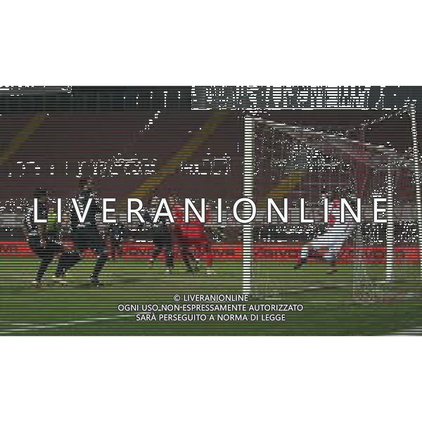 MANTOVA - FANO CAMPIONATO CALCIO SERIE C LEGA PRO 21.02.2021 NELLA FOTO IL GOL DI FEDERICO GENTILE ©SANTANDREA/AGENZIA ALDO LIVERANI SAS