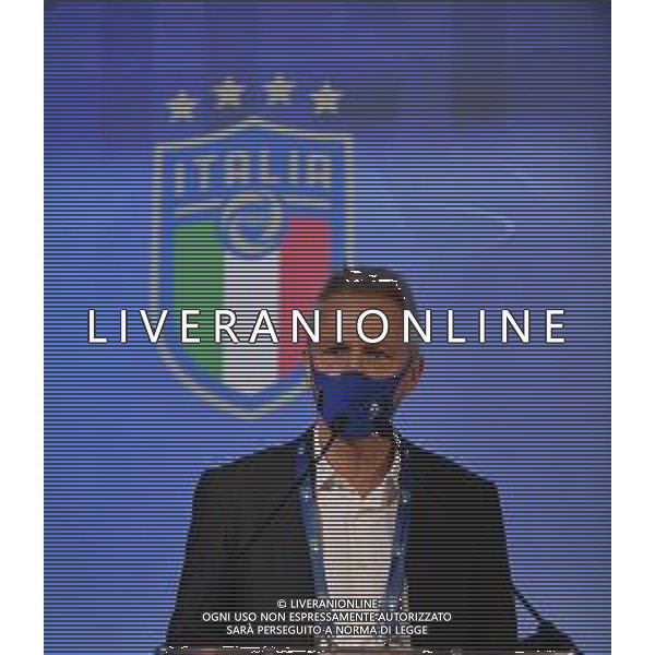 ROME, ITALY - FEBRUARY 22: Lega Serie A President Paolo Dal Pino attends the FIGC Elective Assembly at Cavalieri Waldorf Astoria Hotel on February 21, 2021 in Rome, Italy. (Photo by Marco Rosi/Getty Images) Ufficio Stampa Figc /Agenzia Aldo Liverani Sas
