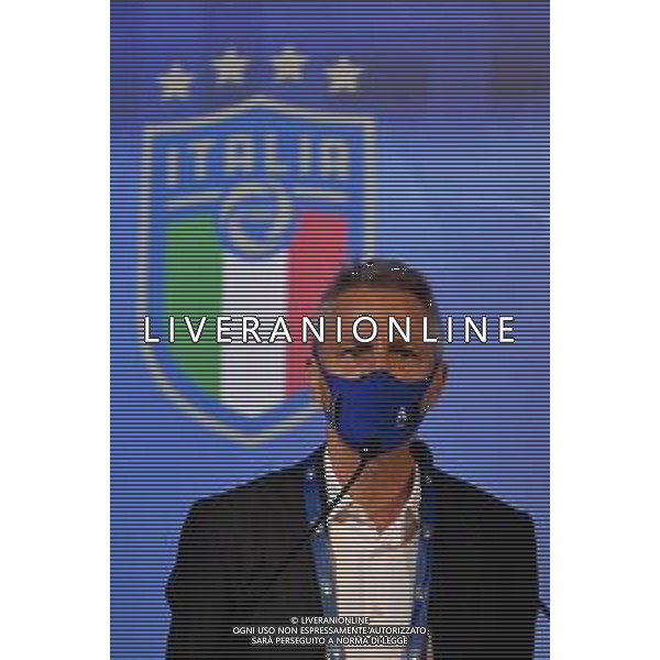 ROME, ITALY - FEBRUARY 22: Lega Serie A President Paolo Dal Pino attends the FIGC Elective Assembly at Cavalieri Waldorf Astoria Hotel on February 21, 2021 in Rome, Italy. (Photo by Marco Rosi/Getty Images) Ufficio Stampa Figc /Agenzia Aldo Liverani Sas
