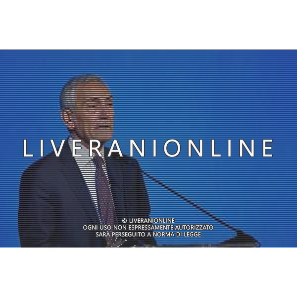ROME, ITALY - FEBRUARY 22: FIGC President Gabriele Gravina attends the FIGC Elective Assembly at Cavalieri Waldorf Astoria Hotel on February 21, 2021 in Rome, Italy. (Photo by Marco Rosi/Getty Images) Ufficio Stampa Figc /Agenzia Aldo Liverani Sas