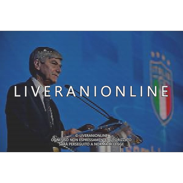 ROME, ITALY - FEBRUARY 22: AIA President Alfredo Trentalange attends the FIGC Elective Assembly at Cavalieri Waldorf Astoria Hotel on February 21, 2021 in Rome, Italy. (Photo by Marco Rosi/Getty Images) Ufficio Stampa Figc /Agenzia Aldo Liverani Sas