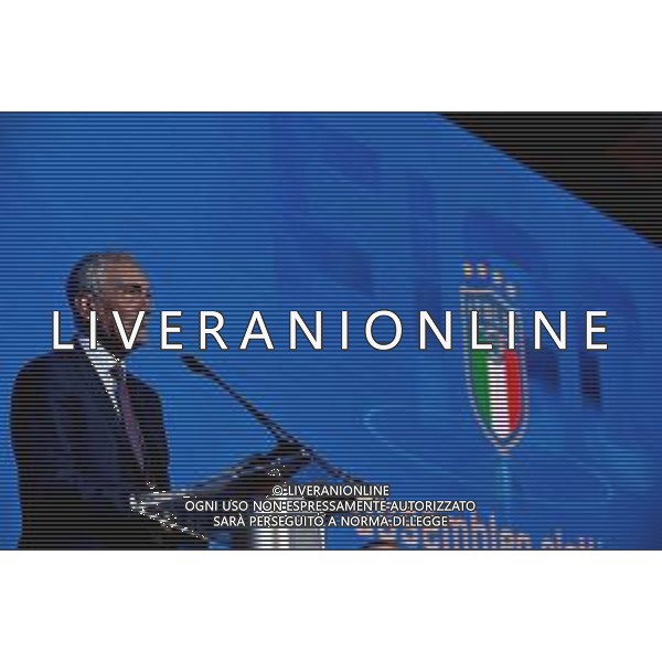 ROME, ITALY - FEBRUARY 22: FIGC President Gabriele Gravina attends the FIGC Elective Assembly at Cavalieri Waldorf Astoria Hotel on February 21, 2021 in Rome, Italy. (Photo by Marco Rosi/Getty Images) Ufficio Stampa Figc /Agenzia Aldo Liverani Sas