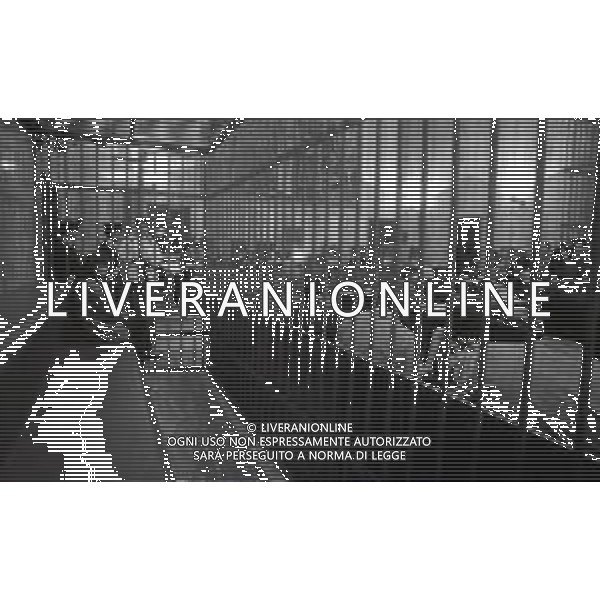 1987 MILANO TRIBUNALE PENALE UDIENZA DEL PROCESSO A TERRY BROOME ACCUSATA DELLA MORTE DEL PALY BOY FRANCESCO D\'ALESSIO NELLA FOTO TERRY BROOME IN AULA NELL\'ANNO 1987 AG ALDO LIVERANI SAS
