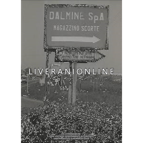 1986 ACCIAIERIE DALMINE NELLA FOTO LE ACCIAIERIE DALMINE AG ALDO LIVERANI SAS