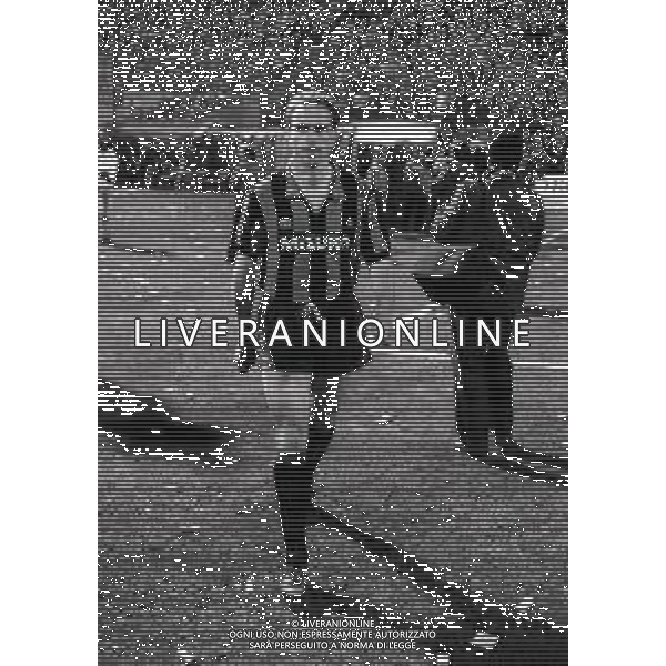 02-04-1986 MILANO SEMIFINALE DI ANDATA DI COPPA UEFA INTER REAL MADRID 3-1 NELLA FOTO KARL HENZE RUMMENIGGE AG ALDO LIVERANI SAS