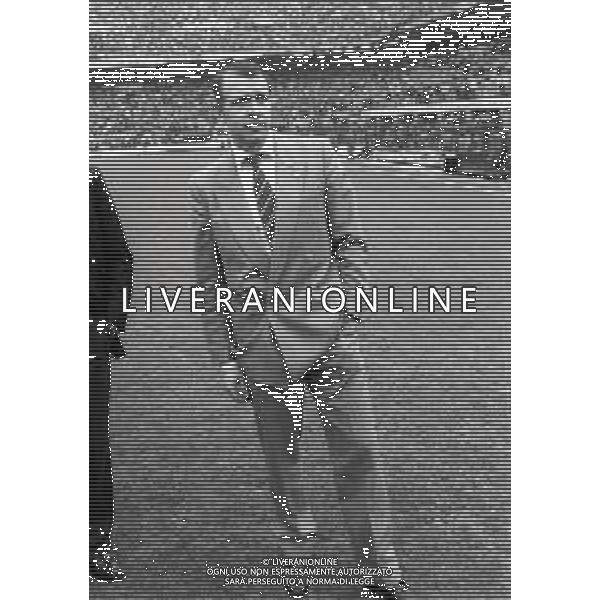 02-04-1986 MILANO SEMIFINALE DI ANDATA DI COPPA UEFA INTER REAL MADRID 3-1 NELLA FOTO L\'ARBITRO FREDRIKSSON ERIK SVEZIA AG ALDO LIVERANI SAS