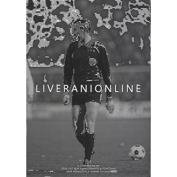 02-04-1986 MILANO SEMIFINALE DI ANDATA DI COPPA UEFA INTER REAL MADRID 3-1 NELLA FOTO L\'ARBITRO FREDRIKSSON ERIK SVEZIA AG ALDO LIVERANI SAS