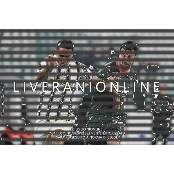 ©Alessandro Falzone/Agenzia Aldo Liverani Torino 22.02.2021 Stadio Allianz Stadium Juventus vs Crotone Serie A Tim 2020-2021 Nella foto : DANILO-SAMUEL DI CARMINE ©Falzone/AGENZIA ALDO LIVERANI SAS