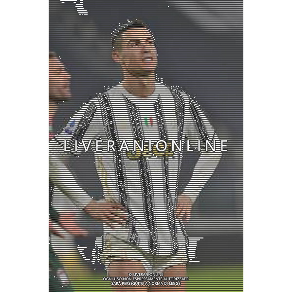 ©Alessandro Falzone/Agenzia Aldo Liverani Torino 22.02.2021 Stadio Allianz Stadium Juventus vs Crotone Serie A Tim 2020-2021 Nella foto : CRISTIANO RONALDO ©Falzone/AGENZIA ALDO LIVERANI SAS
