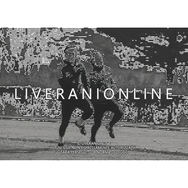 1995 APPIANO GENTILE ALLENAMENTO INTER NELLA FOTO NICOLA BERTI E MIRKO CONTE AG ALDO LIVERANI SAS