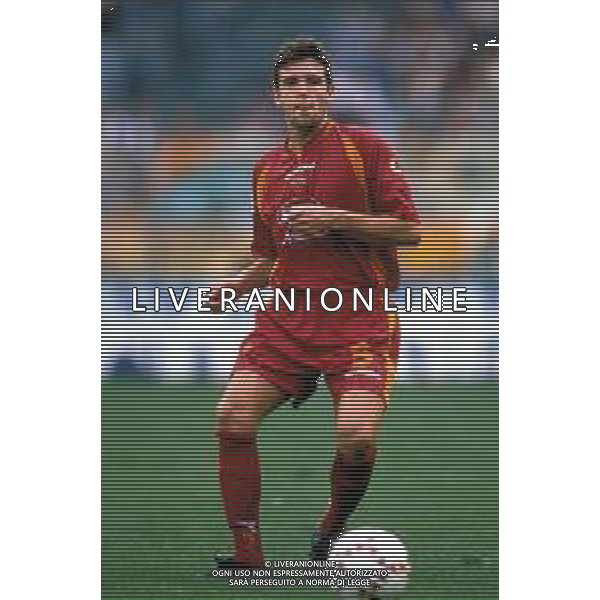 ROMA CALCIO 1997/1998 NELLA FOTO VINCENT CANDELA CALCIATORE AGENZIA ALDO LIVERANI SAS
