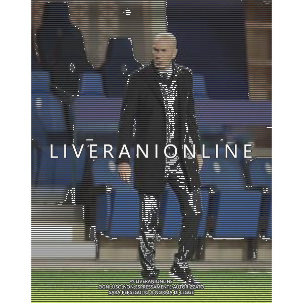 Atalanta-Real Madrid Uefa Champions League 2020/2021 Ottavi di finale - Partita di andata Bergamo, 24 febbraio 2021 Nella foto: Zinedine Zidane Ph. Soli - Ag. Aldo LiveraniAGENZIA ALDO LIVERANI SAS