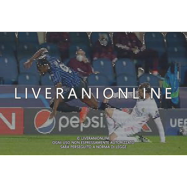 Atalanta-Real Madrid Uefa Champions League 2020/2021 Ottavi di finale - Partita di andata Bergamo, 24 febbraio 2021 Nella foto: Duvan Zapata e Nacho Fernandez Ph. Soli - Ag. Aldo LiveraniAGENZIA ALDO LIVERANI SAS