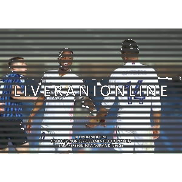 Atalanta-Real Madrid Uefa Champions League 2020/2021 Ottavi di finale - Partita di andata Bergamo, 24 febbraio 2021 Nella foto: Vinicius Junior e Casemiro ph. Soli - Ag. Aldo Liverani/AGENZIA ALDO LIVERANI SAS