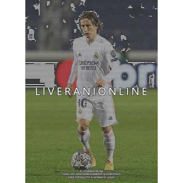 Atalanta-Real Madrid Uefa Champions League 2020/2021 Ottavi di finale - Partita di andata Bergamo, 24 febbraio 2021 Nella foto: Luka Modric ph. Soli - Ag. Aldo Liverani/AGENZIA ALDO LIVERANI SAS