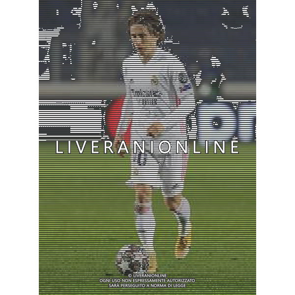 Atalanta-Real Madrid Uefa Champions League 2020/2021 Ottavi di finale - Partita di andata Bergamo, 24 febbraio 2021 Nella foto: Luka Modric ph. Soli - Ag. Aldo Liverani/AGENZIA ALDO LIVERANI SAS