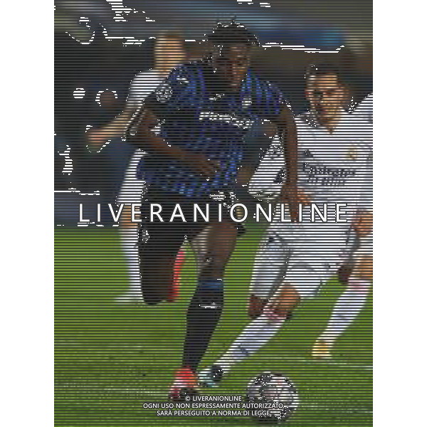 Atalanta-Real Madrid Uefa Champions League 2020/2021 Ottavi di finale - Partita di andata Bergamo, 24 febbraio 2021 Nella foto: Duvan Zapata ph. Soli - Ag. Aldo Liverani/AGENZIA ALDO LIVERANI SAS
