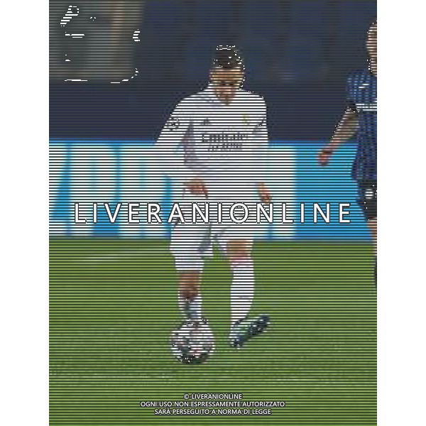 Atalanta-Real Madrid Uefa Champions League 2020/2021 Ottavi di finale - Partita di andata Bergamo, 24 febbraio 2021 Nella foto: Lucas Vazquez ph. Soli - Ag. Aldo Liverani/AGENZIA ALDO LIVERANI SAS