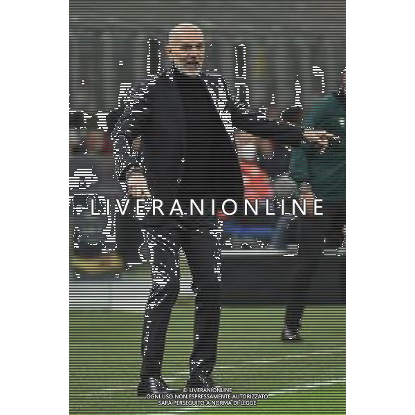 Stefano Pioli allenatore Milan Milan vs Stella Rossa UEFA Europa League sedicesimi di finale - gara di ritorno Milano 25-02-2021 Stadio Giuseppe Meazza - San Siro foto Roberto Garavaglia/ag.Aldo Liverani sas