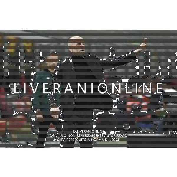 Stefano Pioli allenatore Milan Milan vs Stella Rossa UEFA Europa League sedicesimi di finale - gara di ritorno Milano 25-02-2021 Stadio Giuseppe Meazza - San Siro foto Roberto Garavaglia/ag.Aldo Liverani sas