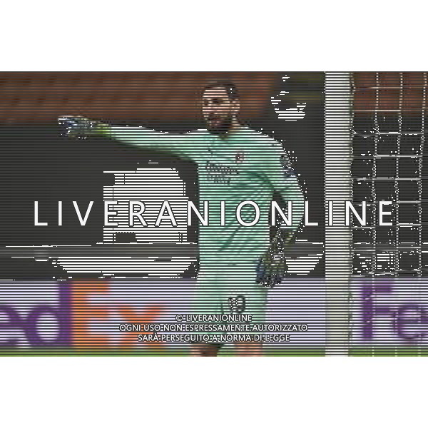 Gianluigi Donnarumma (Milan) Milan vs Stella Rossa UEFA Europa League sedicesimi di finale - gara di ritorno Milano 25-02-2021 Stadio Giuseppe Meazza - San Siro foto Roberto Garavaglia/ag.Aldo Liverani sas