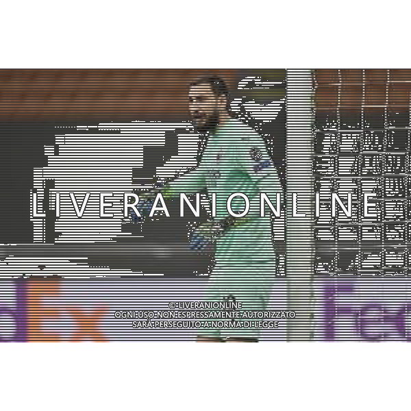 Gianluigi Donnarumma (Milan) Milan vs Stella Rossa UEFA Europa League sedicesimi di finale - gara di ritorno Milano 25-02-2021 Stadio Giuseppe Meazza - San Siro foto Roberto Garavaglia/ag.Aldo Liverani sas