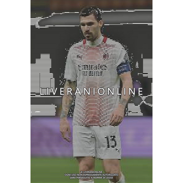 Alessio Romagnoli (Milan) Milan vs Stella Rossa UEFA Europa League sedicesimi di finale - gara di ritorno Milano 25-02-2021 Stadio Giuseppe Meazza - San Siro foto Roberto Garavaglia/ag.Aldo Liverani sas