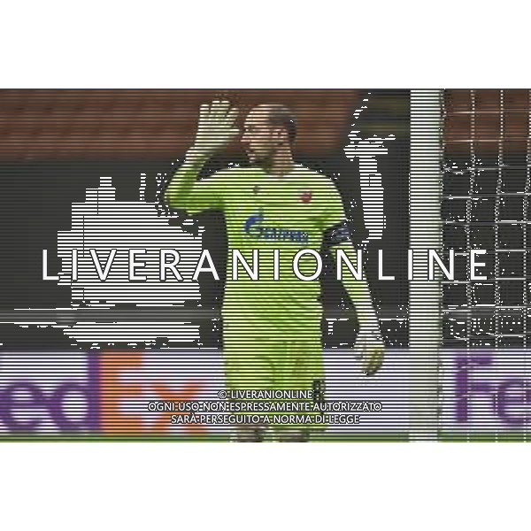 Milan Borjan (Stella Rossa) Milan vs Stella Rossa UEFA Europa League sedicesimi di finale - gara di ritorno Milano 25-02-2021 Stadio Giuseppe Meazza - San Siro foto Roberto Garavaglia/ag.Aldo Liverani sas